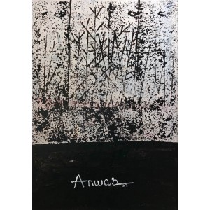 Anwar Maqsood, 24 x 36 Inch, Acrylic on Canvas, AC-AWM-129